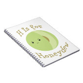 H ist für Honeydew Notizblock (Rechte Seite)