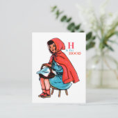 'H' ist für Hood Postkarte (Stehend Vorderseite)