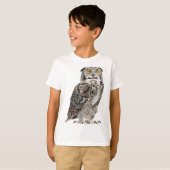 H ist für Horned Owl T-Shirt (Vorne ganz)