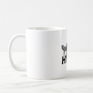 H ist für Hyena Kaffeetasse