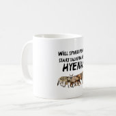 H ist für Hyena Kaffeetasse (Vorderseite Links)