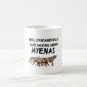 H ist für Hyena Kaffeetasse (Mittel)