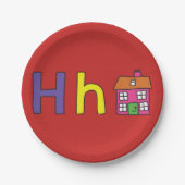 H ist für Teller von Hauspapier bestimmt (Vorderseite)