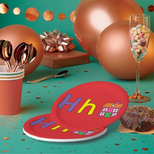 H ist für Teller von Hauspapier bestimmt