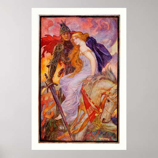 H J Ford Vintag Illustration Poster (Vorne)