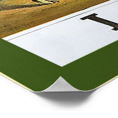 H. & J. Lager Beer ~ 1870s ~ Vintage Werbung Poster (Ecke)