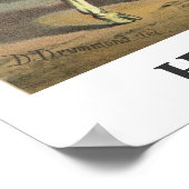 H. & J. Pfaff Lager Beer bearbeitbarer Titel Poster (Ecke)