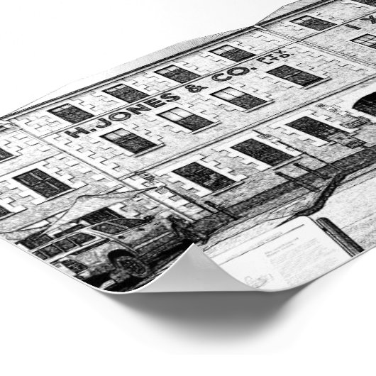 H Jones & Co Pty Ltd Poster (Ecke)
