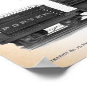 H K Porter Locomotive Company Klasse B-T4 Print Poster (Ecke)