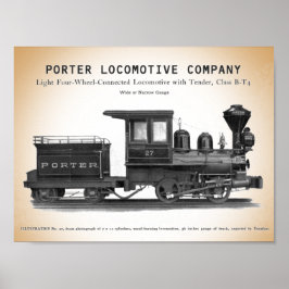 H K Porter Locomotive Company Klasse B-T4 Print Poster
