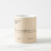 H. L. Hunley - Pläne für ein Schiffskonzept SD Kaffeetasse (Mittel)