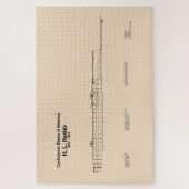 H. L. Hunley - Pläne für ein Schiffskonzept SD Puzzle (Vertikal)