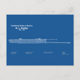 H. L. Hunley - Pläne für Schiffskonzepte ABD Postkarte