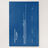 H. L. Hunley - Pläne für Schiffskonzepte ABD Puzzle (Vertikal)