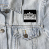 H.L.Mencken auf Bürokraten Button (Beispiel)