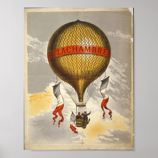 H. Lachambre Hot Air Baloon Poster (Vorne)
