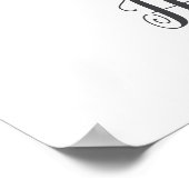 H Letter Monogram Greenerity Kinderzimmer Name Wal Poster (Ecke)