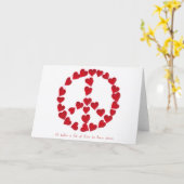 H-Liebefrieden 1 notecard Karte (Gelbe Blume)