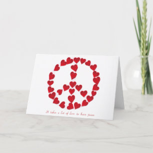 H-Liebefrieden 1 notecard Karte