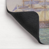 H.M. Fregatten am Anker Mousepad (Ecke)