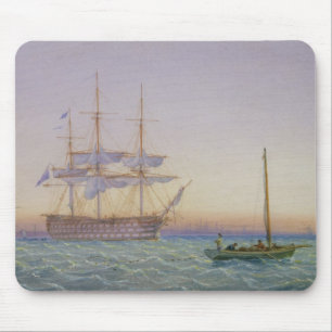 H.M. Fregatten am Anker Mousepad