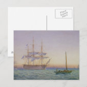 H.M. Frigates am Anker Postkarte (Vorne/Hinten)