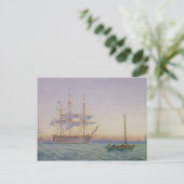 H.M. Frigates am Anker Postkarte (Stehend Vorderseite)