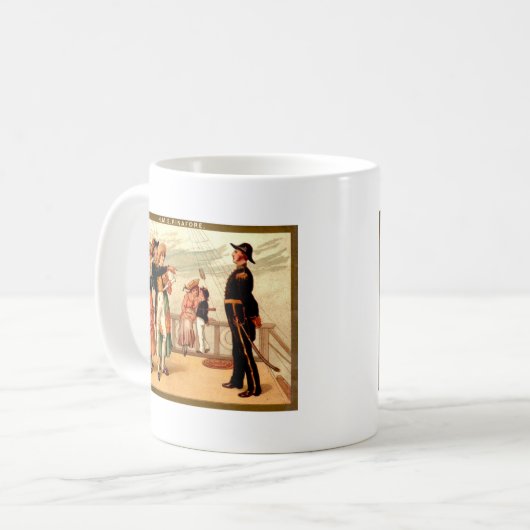 H.M.S. Kinderschürze Kaffeetasse (Vorderseite Links)