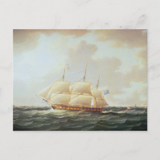 H.M.S. Minerva Postkarte (Vorderseite)