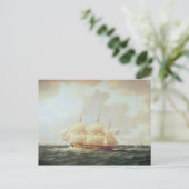 H.M.S. Minerva Postkarte (Stehend Vorderseite)