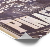 H.M.S. Pinafront, 'Nautical Opera' Retro Theater Poster (Ecke)