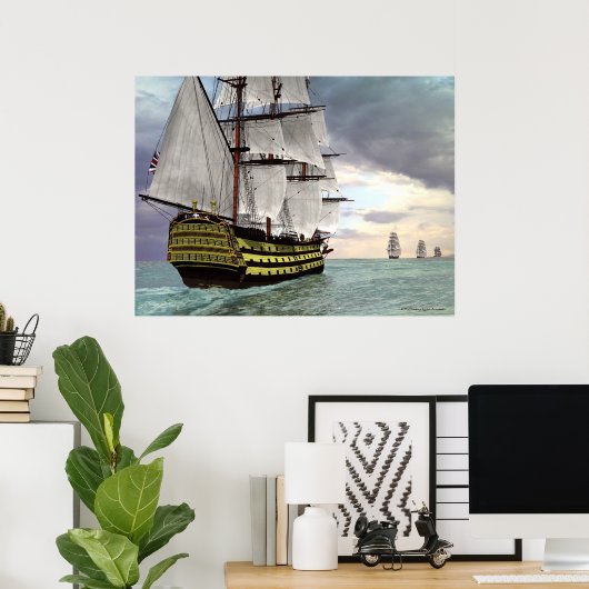 H M S Sieg Poster (Heimbüro)