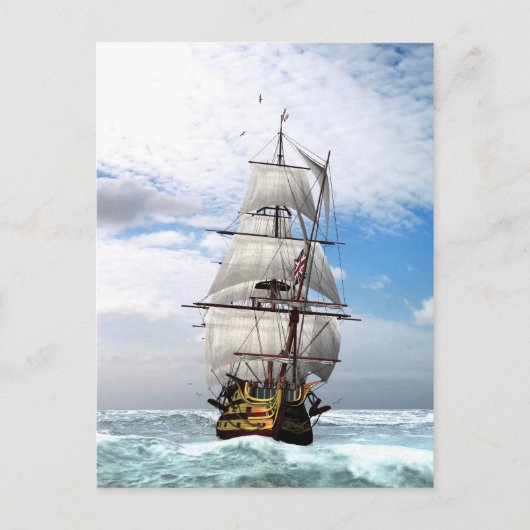 H M S Sieg Postkarte (Vorderseite)