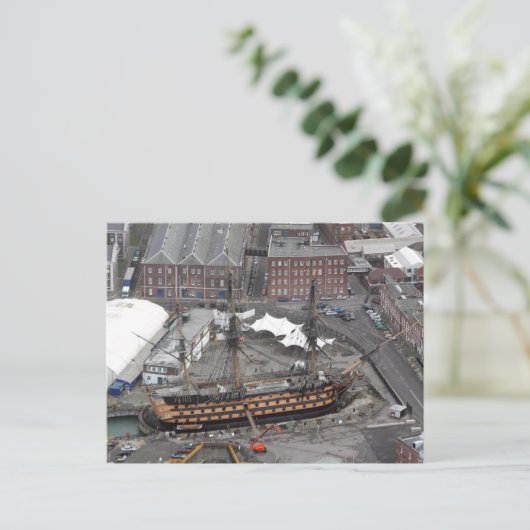 H.M.S. Sieg Postkarte (Stehend Vorderseite)