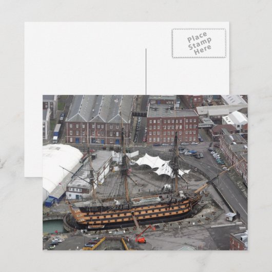 H.M.S. Sieg Postkarte (Vorne/Hinten)