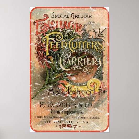 H.M. Smith & Co.-1887 - Not leidend Poster (Vorne)