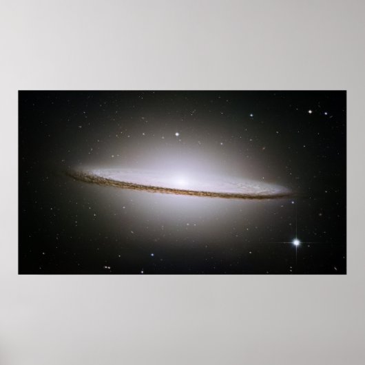 H Majestic Sombrero Galaxy M104 Poster (Vorne)