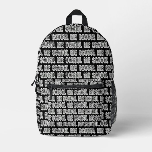 H. Metal Translucent-wht Bedruckter Rucksack (Vorderseite)
