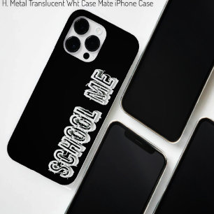 H. Metal Translucent-wht Case-Mate iPhone 14 Pro Max Hülle