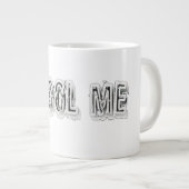 H. Metal Translucent-wht Jumbo-Tasse (Vorderseite Rechts)