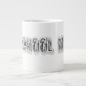 H. Metal Translucent-wht Jumbo-Tasse (Vorderseite)