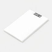 H. Metal Translucent-wht Post-it Klebezettel (angewinkelt)