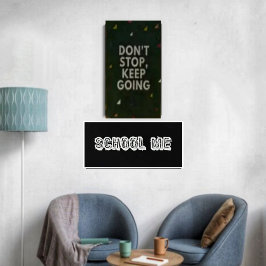 H. Metal Translucent-wht Poster