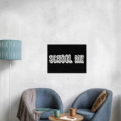 H. Metal Translucent-wht Poster