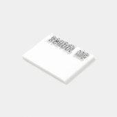 H. Metalltranslucent-wht-Post-it-Notizen Post-it Klebezettel (angewinkelt)