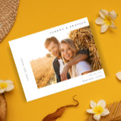 H MOD 2 Einfaches Foto Save the Date Einladung