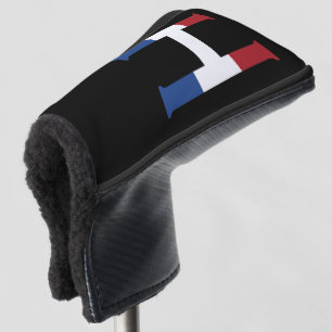 H Monogram überlagert sich auf der NLD-Flagge auf  Golf Headcover