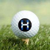 H Monogram überlagert sich auf der schottischen Fl Golfball (Insitu T-Shirt)