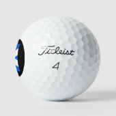 H Monogram überlagert sich auf der schottischen Fl Golfball (Logo)