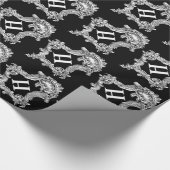 H Monogramm Geschenkpapier (Ecke)